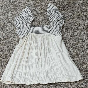 Zara - Toddler Striped Ruffle Sleeve Dress - Sz 2-4T - EUC!